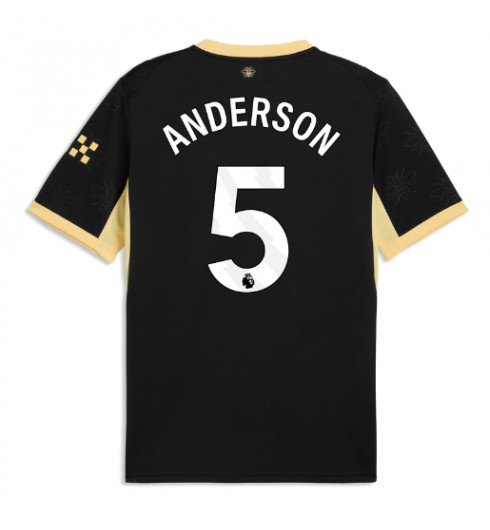 Manchester City Elliot Anderson #5 Venkovní Dres 2026-27 Krátký Rukáv Manchester City Elliot Anderson #5 Venkovní Dres 2026-27 Krátký Rukáv